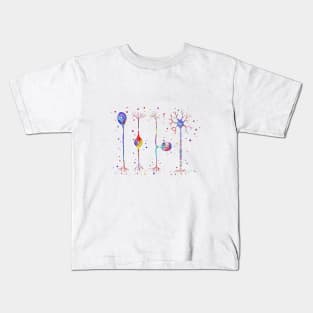 Four types of neurons Kids T-Shirt